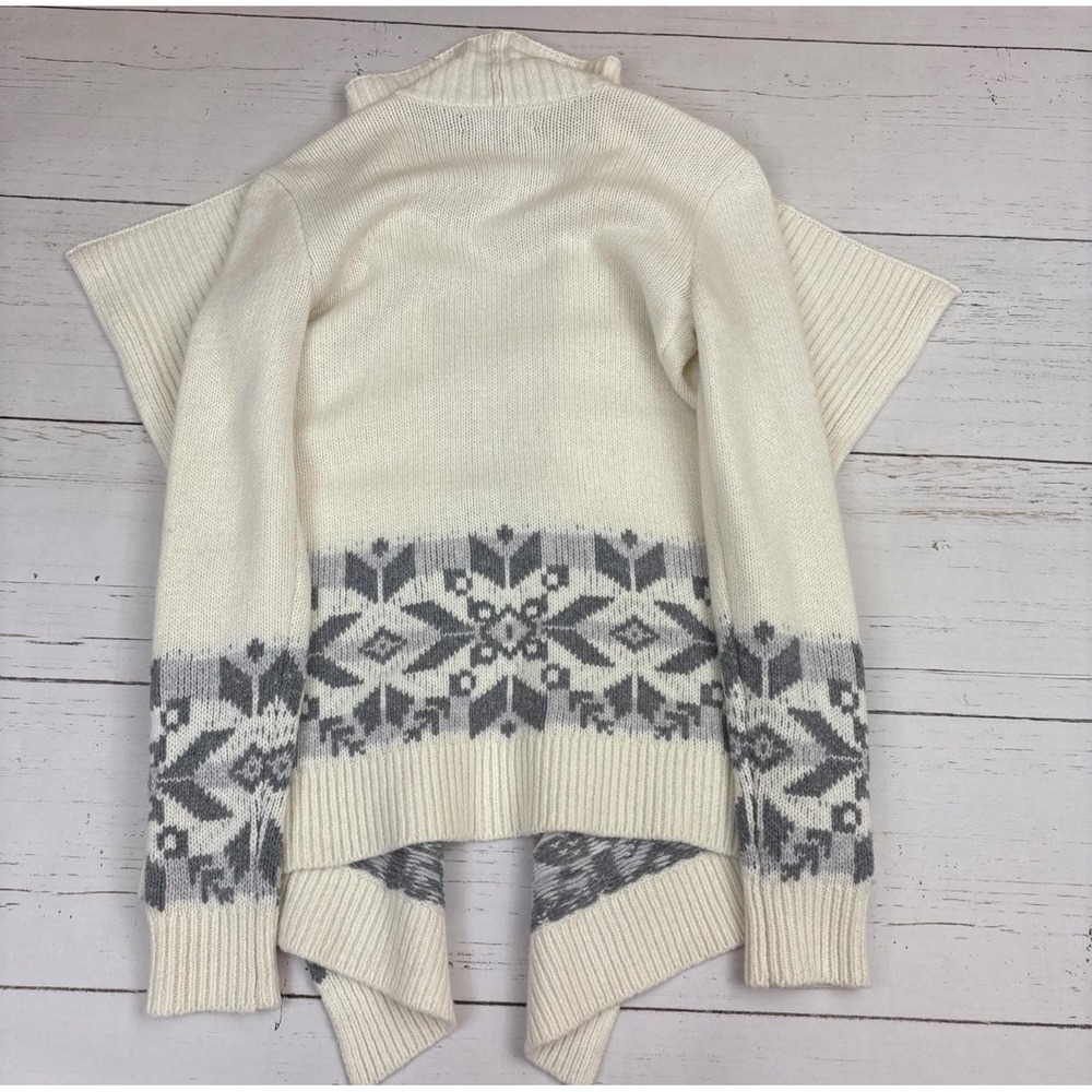 Ralph Lauren Womens Cardigan Sweater Open Front Fair Isle Shawl Collar S NWT - Picture 6 of 9